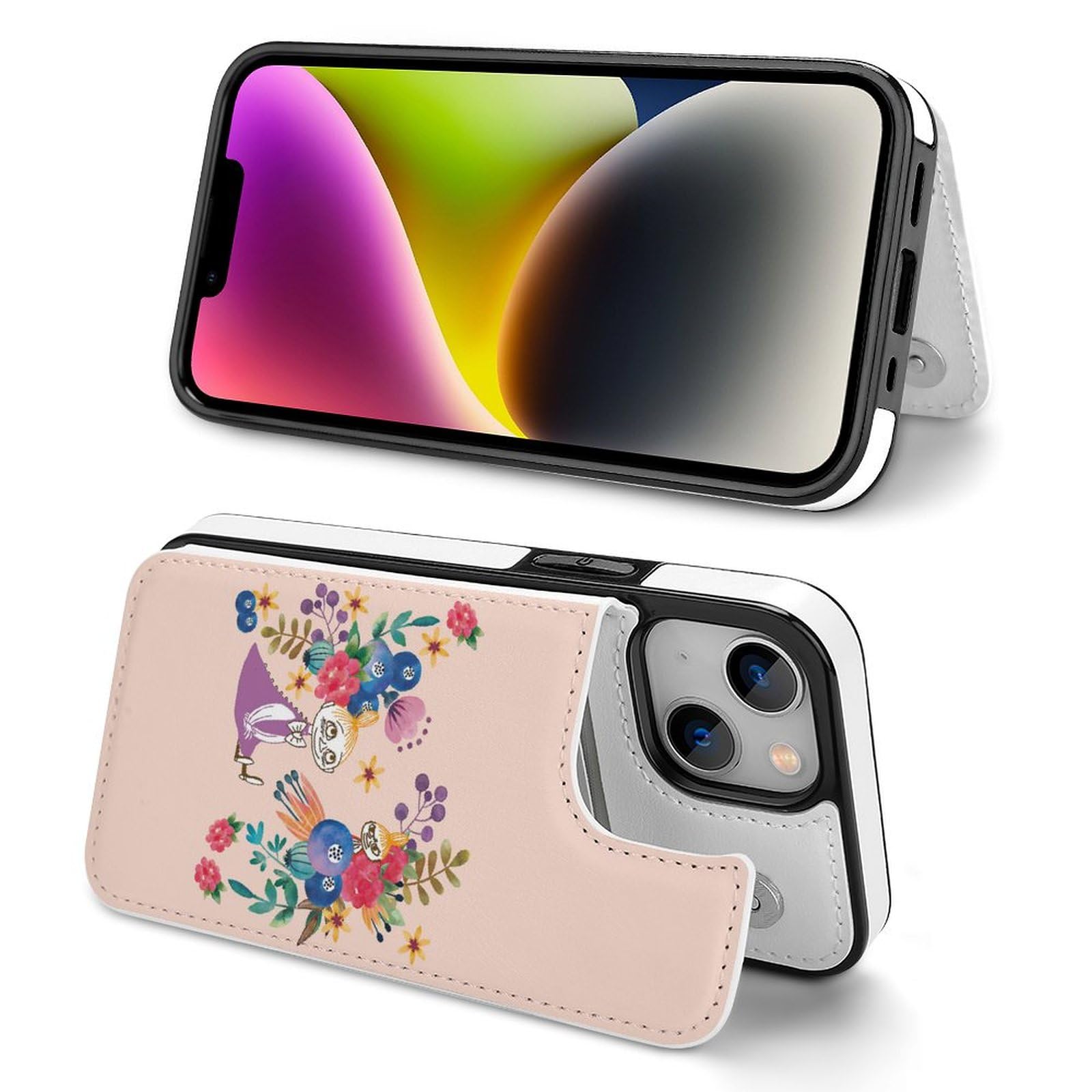 Amazon.co.jp: iPhone 15 Proケース 手帳型 ムーミン ミムラねえさん